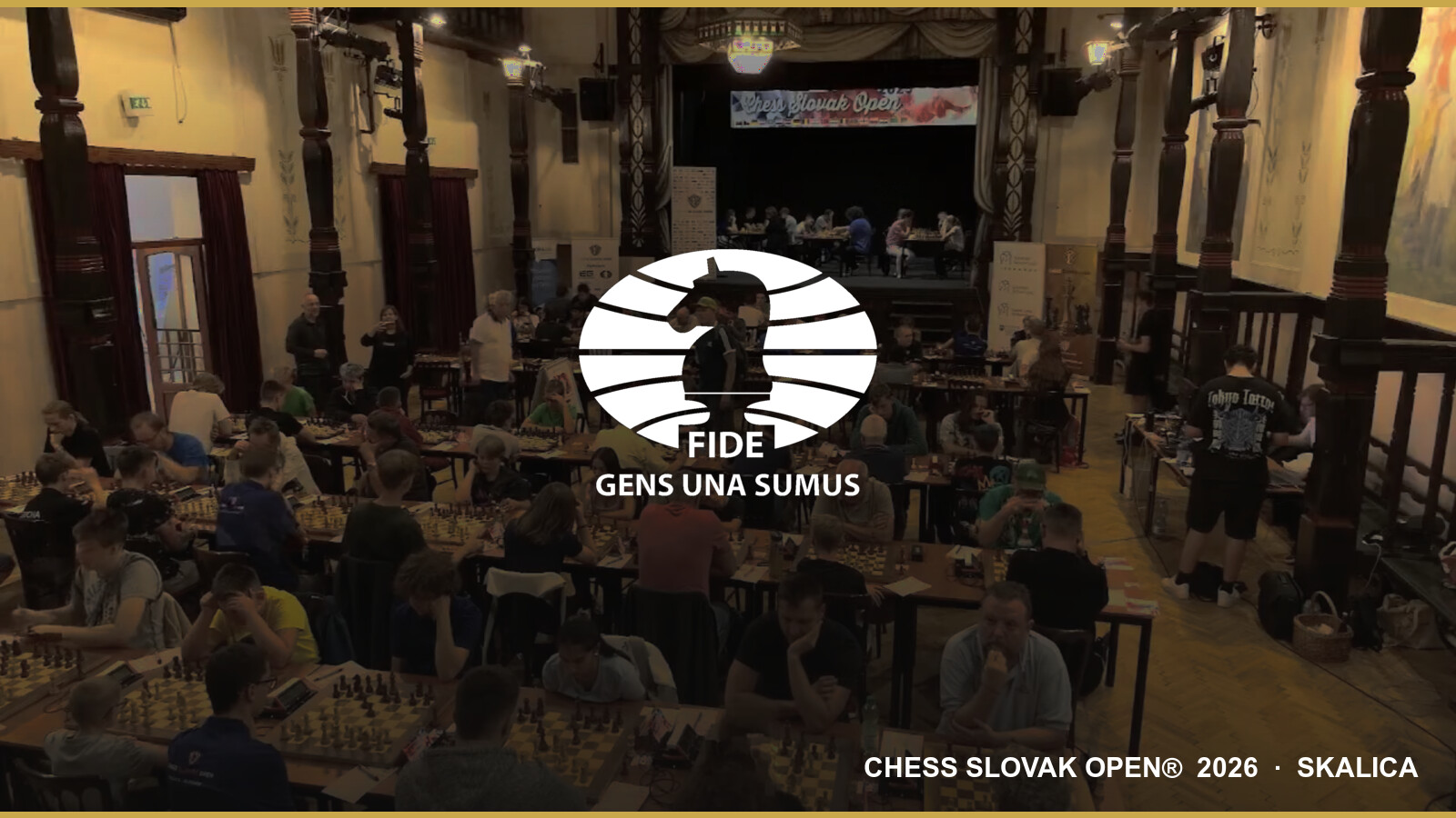 Chess Slovak Open 2026 — podpora projektu FIDE Open Aid
